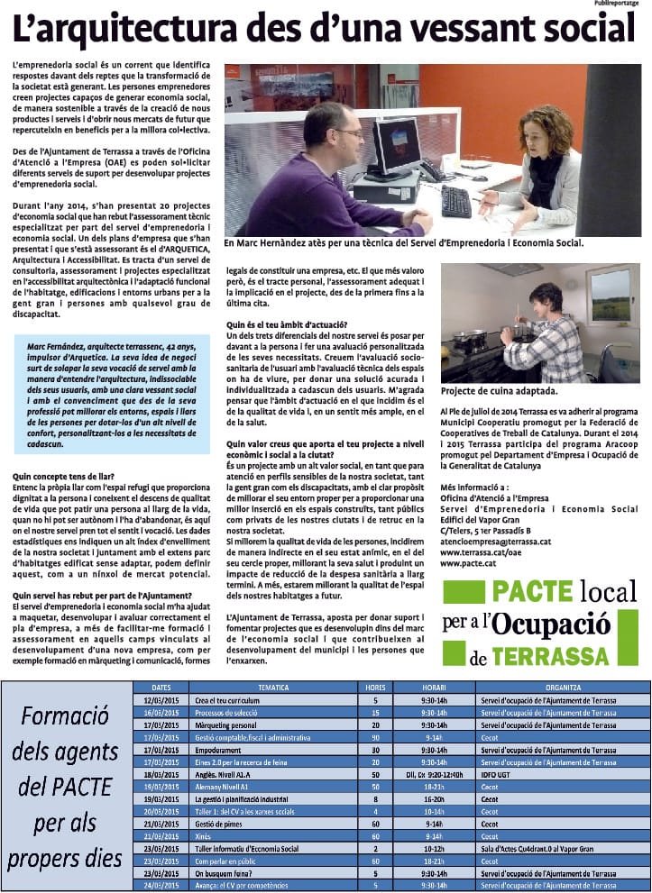 Publirreportaje Diario TerrassaArquetica