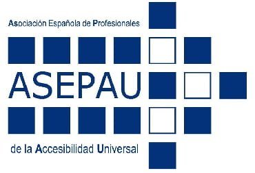 imagen logo ASEPAU Asociación Española de Profesionales de la Accesibilidad Universal